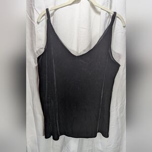 EUC Elegant Black Velvet Tank *D20